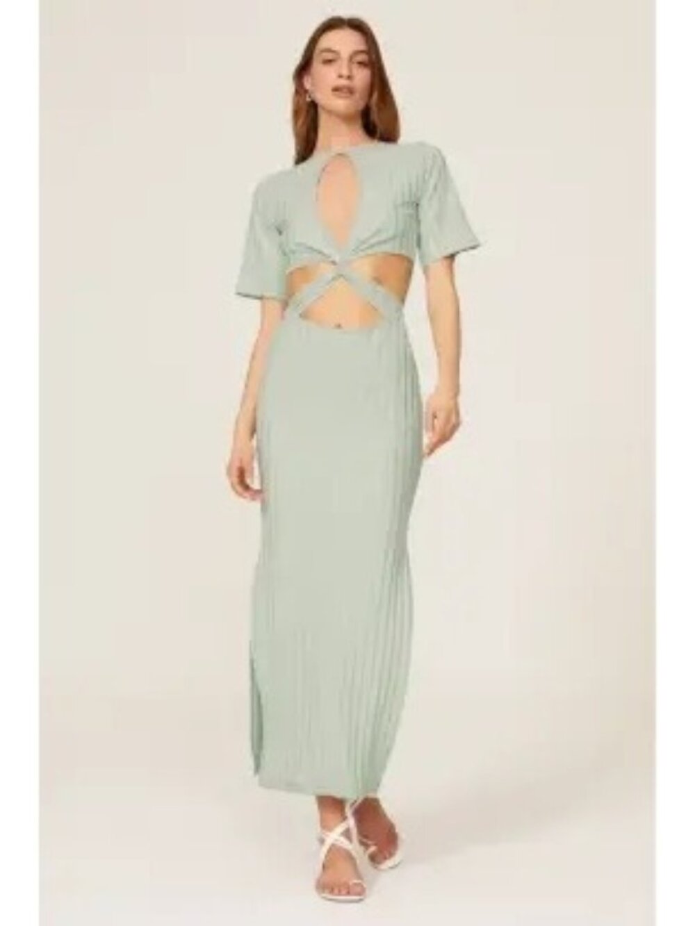R-190. SIMKHAI Philippa Ribbed Dress